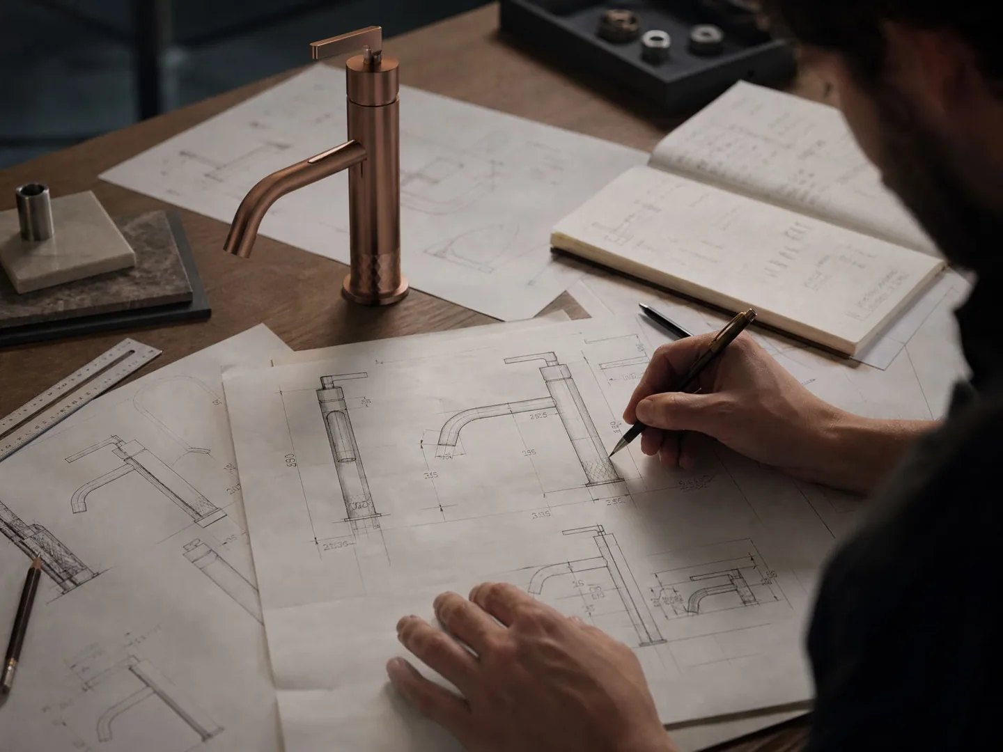 Bella faucet design and technical planning
